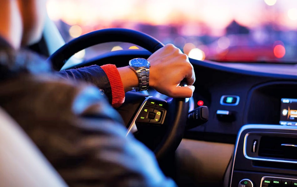 Person Driving a Car