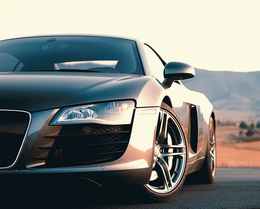Audi Front to Side View