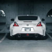 Parked Nissan